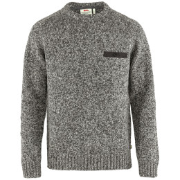 Pánsky sveter Fjällräven Lada Round-neck Sweater M sivá Grey