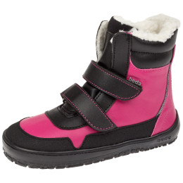 Detské barefoot topánky Beda Layla Black/Pink čierna/ružová black/pink