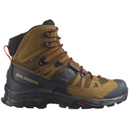 Pánske topánky Salomon Quest 4 Gore-Tex hnedá/čierna Rubber / Black / Fiery Red