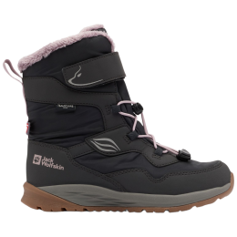 Detské zimné topánky Jack Wolfskin Polar Bear-G Texapore High Vc K - Phantom čierna/ružová phantom