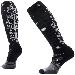 Ponožky Smartwool Women's Ski Full Cushion Ice Blossom OTC čierna