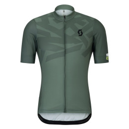 Pánsky cyklistický dres Scott Jersey M's RC Endurance SS zelená/sivá tranquil green