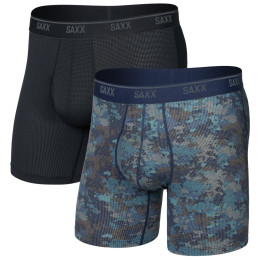 Pánske boxerky Saxx Quest Quick Dry Mesh Boxer Brief Fly 2Pk