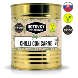 Hlavné jedlo Hotovky z plechovky VEGAN Chili con carne 800g