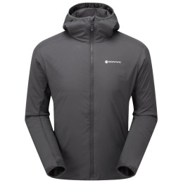 Pánska zimná bunda Montane Sirocco Hoodie sivá MIDNIGHT GREY