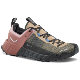 Dámske turistické topánky Salewa Wildfire Nxt Gtx W béžová/červená Quicksand/Etruscan Red