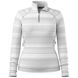 Dámske funkčné tričko Smartwool W Classic Thermal Merino Base Layer 1/4 Zip sivá LIGHT GRAY COLOR SHIFT