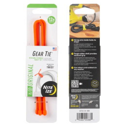 Viazací drôt Nite Ize Gear Tie 12" oranžová Oranžová