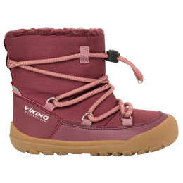 Detské zimné topánky Viking Outdoor Footwear Birch Barefoot Warm WP Pull-on Wine