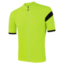 Pánsky cyklistický dres Sensor Cyklo Coolmax Classic žltá Reflex Neon Yellow