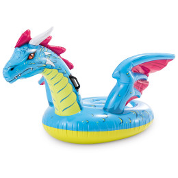 Nafukovacia hračka Intex Drak Dragon Ride-On 57563NP modrá