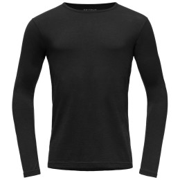 Pánske funkčné tričko Devold Breeze Plus Merino 200 Shirt Man čierna BLACK