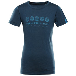 Detské tričko Alpine Pro Mereno 2 modrá MOROCCAN