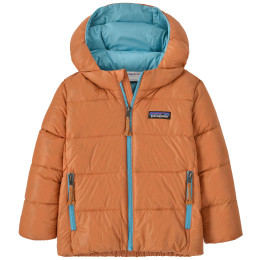 Detská bunda Patagonia Baby Hi-Loft Down Sweater Hoody - MARG oranžová Marigold