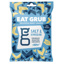 Praženie cvrčky Eat Grub Salt and Vinegar