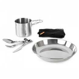 Jedálenský set GSI Outdoors Glacier Stainless 1 Person Set