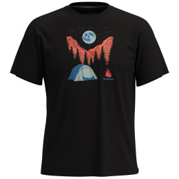 Tričko Smartwool Night Camp Short Sleeve Graphic Tee čierna black