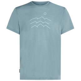 Pánske funkčné tričko Icebreaker Merino Blend 125 Cool-Lite™ Sphere SS Tee Across the Peaks