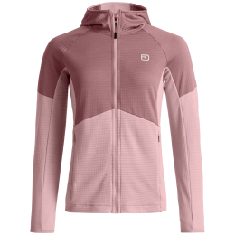 Dámska funkčná mikina Ortovox Fleece Light Grid Hoody W ružová Dawn Rose