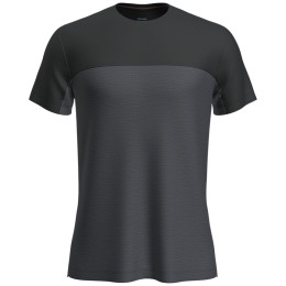 Pánske funkčné tričko Icebreaker Men Merino 125 Cool-Lite™ Sphere III SS Tee Colour Block sivá/čierna Graphite Heather/Black/Cb