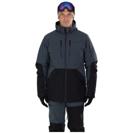 Pánska zimná bunda Fundango Baily ECO Allmountain Jacket tmavosivá blood