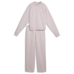 Tepláková souprava Puma Loungewear Standard Sweat Suitt FL ružová Misty Pink