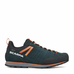 Pánske topánky Scarpa Crux 2 Gtx zelená/oranžová Petrol-Rust Orange Gore-Tex Bn