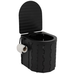 Toaleta Bo-Camp Portable toilet foldable čierna