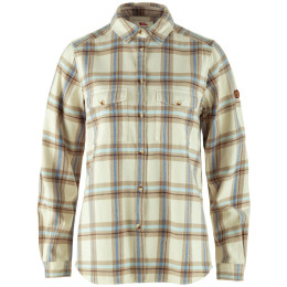 Dámska košeľa Fjällräven Övik Heavy Flannel Shirt W béžová Chalk White-Fossil