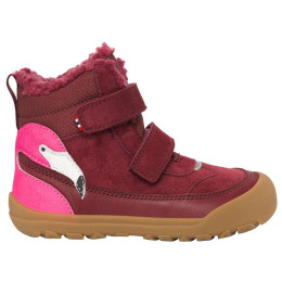 Detské zimné topánky Viking Outdoor Footwear Alv Barefoot Paw Warm WP 2V Burgundy tmavočervená Burgundy