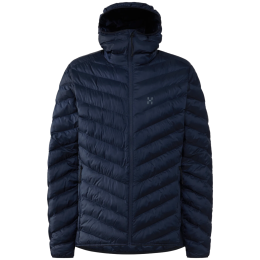 Pánska bunda Haglöfs Särna Mimic II Hood tmavomodrá Tarn Blue