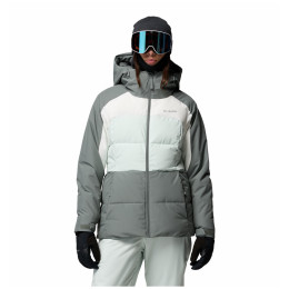 Dámska bunda Columbia Ava Alpine™ Puffer Jacket sivá/modrá Sedona Sage, Sea Salt, Tea Light