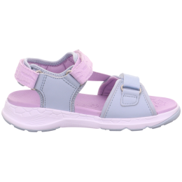Detské sandále Superfit Criss Cross Light Blue ružová HELLBLAU/LILA
