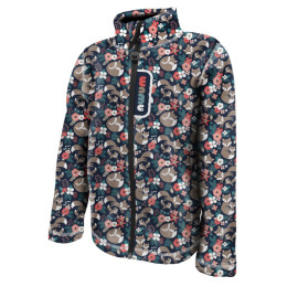 Detská mikina WAMU Lišky tmavomodrá