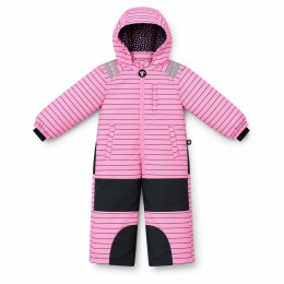 Detská kombinéza DucKsday Junior Snowsuit ružová Pink/Green