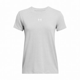 Dámske tričko Under Armour Off Campus Core SS svetlosivá ModGrayLightHeather/White