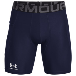 Pánske funkčné boxerky Under Armour HG Armour Shorts tmavomodrá MidnightNavy/White