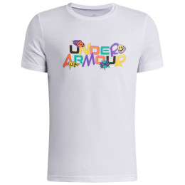 Detské funkčné tričko Under Armour UA B Patch Pack Wm SS White biela/čierna White / / Black