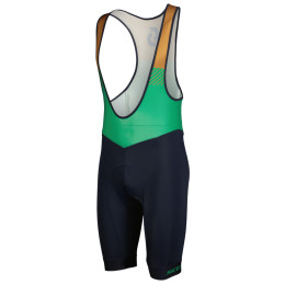 Pánske cyklistické kraťasy Scott Bib Shorts M's RC Team ++ modrá/zelená dark blue/amazon green