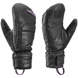 Dámske lyžiarske rukavice Leki Montera Prime Women Mitt čierna black-blackberry gray