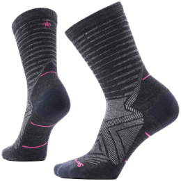 Ponožky Smartwool Women's Run Zero Cushion Crew Socks sivá