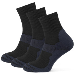 Ponožky Zulu Merino Allseason 3-pack čierna/sivá black/grey