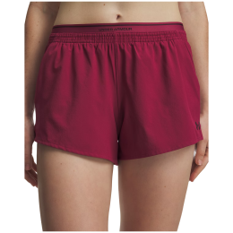 Dámske kraťasy Under Armour UA Vanish Woven 3in Shorts vínová Claret / / Ox Blood