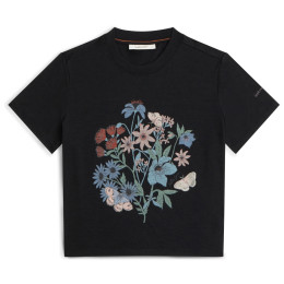 Dámske tričko Icebreaker Merino 150 Tech Lite SS Crop Tee NZ Flora