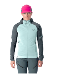 Dámska mikina Dynafit Radical Ptc Hooded Jkt W modrá/svetlo modrá 0721 - cinder/3180