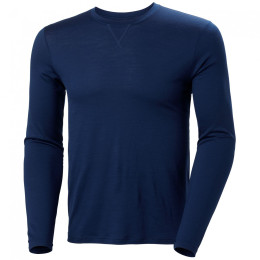 Pánske funkčné tričko Helly Hansen Hh Merino Crew modrá