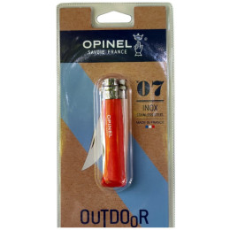 Zatvárací nôž Opinel VRI N°07 oranžová orange (blister)