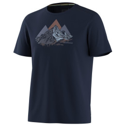 Pánske funkčné tričko Smartwool Triangle Mountain Active Short Sleeve Graphic Tee