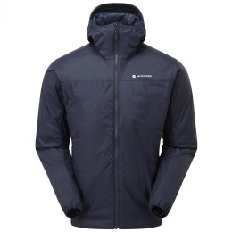 Pánska zimná bunda Montane Respond Hoodie tmavomodrá Eclipse Blue