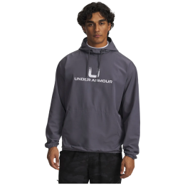 Pánska bunda Under Armour Unstoppable Wvn Hoodie sivá Gray